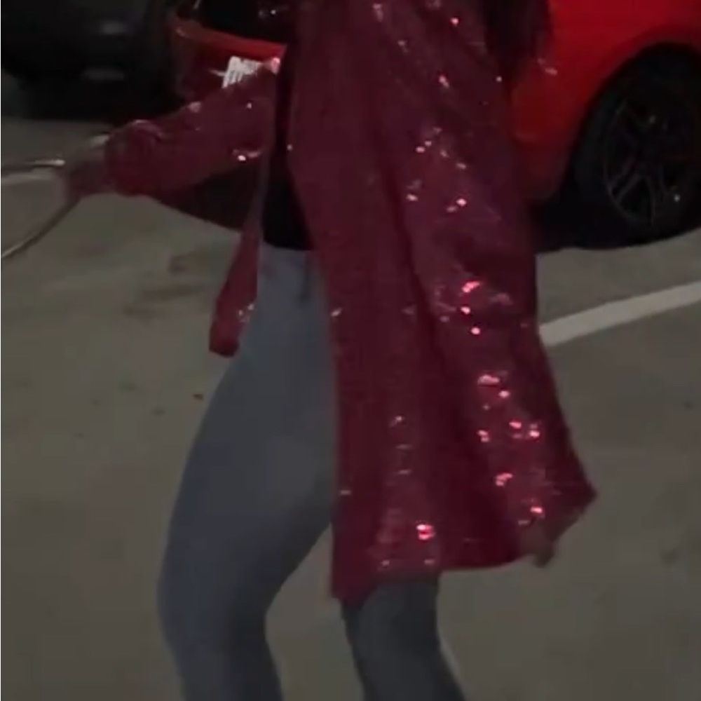 Pink sequin blazer - Picture 2 of 6